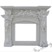 white marble stone fireplace antique marble fireplace with angel statue